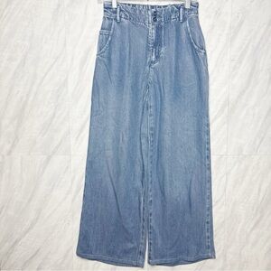 YFB Stylish Blue Wide Leg Women's Jeans XS